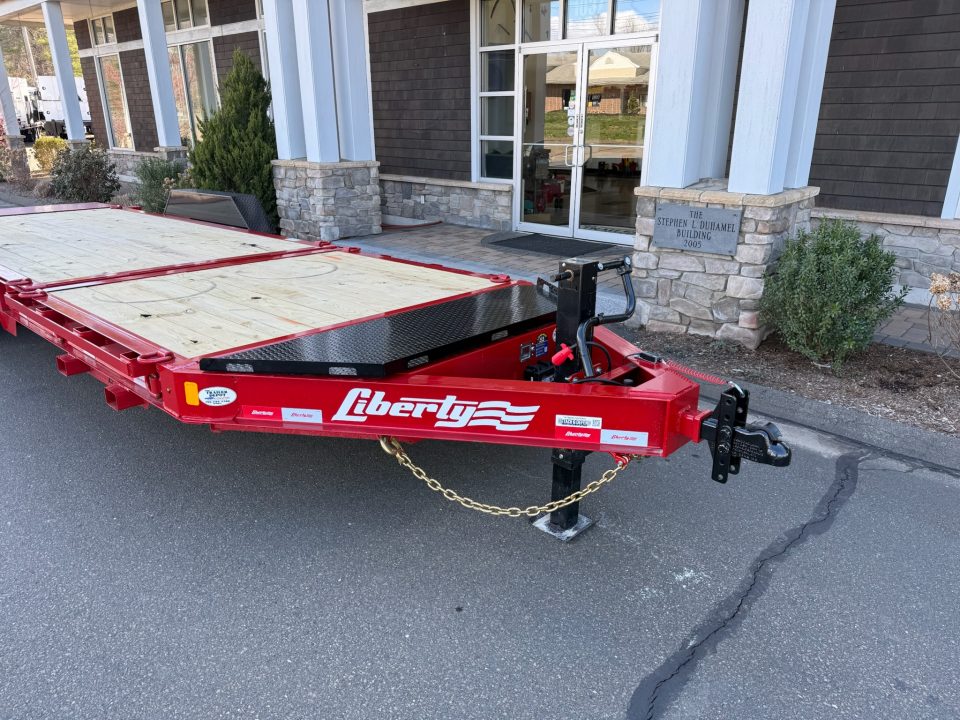 New Liberty 6'11" x 22' Split Deck I-Beam Tilt Trailer 15.4K