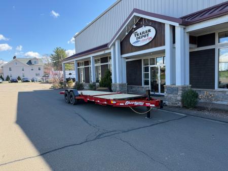 New Liberty 6'11" x 22' Split Deck I-Beam Tilt Trailer 15.4K