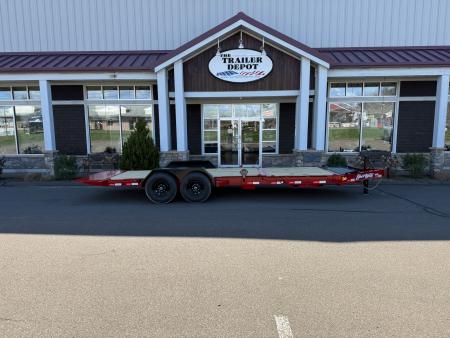 New Liberty 6'11  x 22' Split Deck I-Beam Tilt Trailer 15.4K