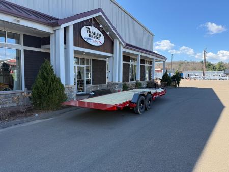 New Liberty 6'11" x 22' Split Deck I-Beam Tilt Trailer 15.4K