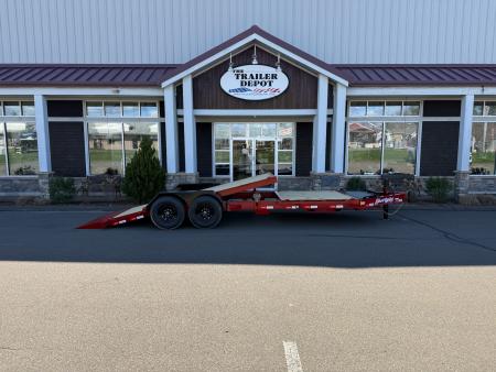 New Liberty 6'11" x 22' Split Deck I-Beam Tilt Trailer 15.4K