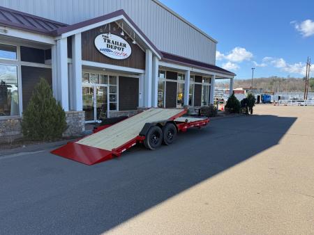 New Liberty 6'11" x 22' Split Deck I-Beam Tilt Trailer 15.4K