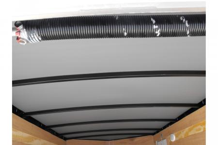 New Enclosed Trailer 5 X 10 Ramp Door 5' Tall Silver Mist In Color ( 080 Skin )