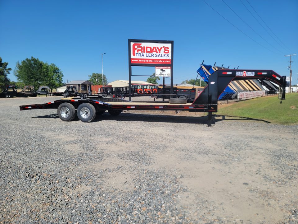 New 2026 Double A 26'x102" Gooseneck Equipment Trailer with Drive Over Fenders Equipment Trailer