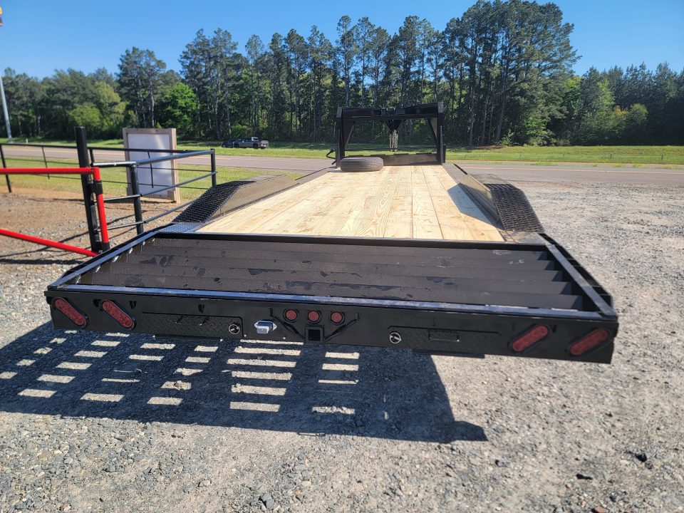 New 2026 Double A 26'x102" Gooseneck Equipment Trailer with Drive Over Fenders Equipment Trailer