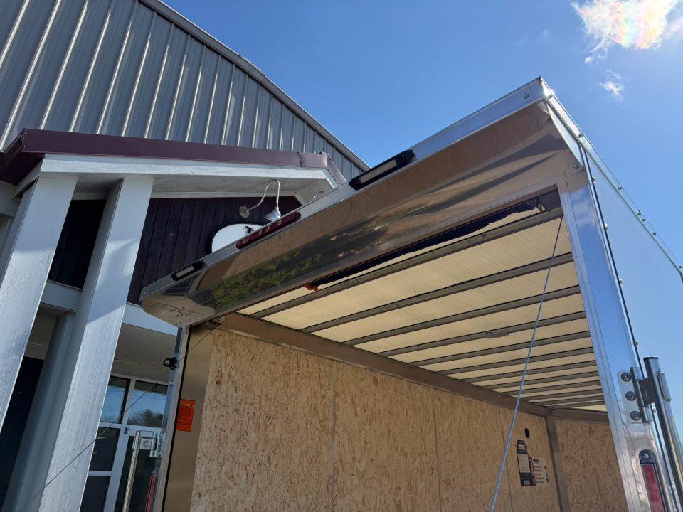 New Pace American 7' x 16' + V-Nose Enclosed Cargo Trailer with Ramp Door 7K