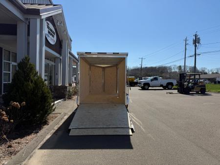 New Pace American 7' x 16' + V-Nose Enclosed Cargo Trailer with Ramp Door 7K