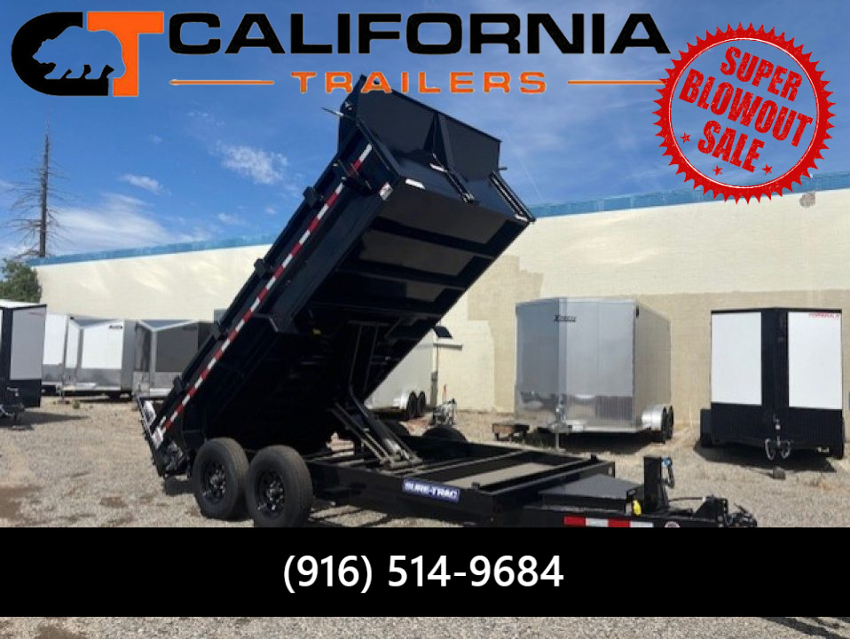 New 82 IN x 14 HD Low Profile Dump Trailer, 14K