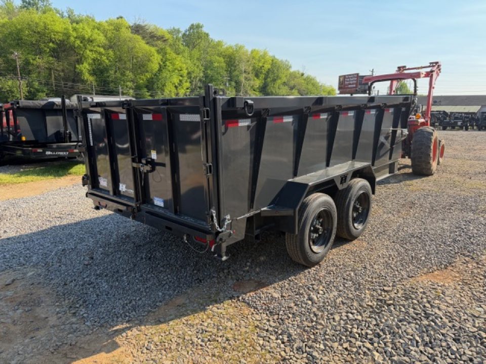New Hillcrest Dump 7x14 17.6k 40" Sides BP W/ HD Tube Ramps CM438