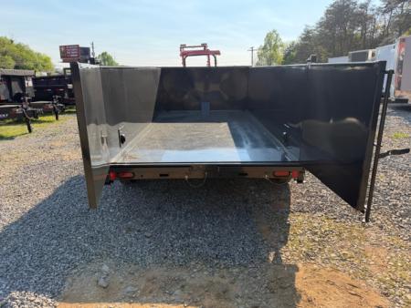 New Hillcrest Dump 7x14 17.6k 40" Sides BP W/ HD Tube Ramps CM438