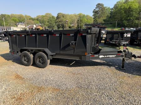 New Hillcrest Dump 7x14 17.6k 40" Sides BP W/ HD Tube Ramps CM438