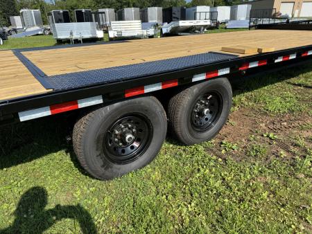 New 2026 Down 2 Earth Trailers DTE826DOT7B Deck Over Power Tilt Equipment Trailer