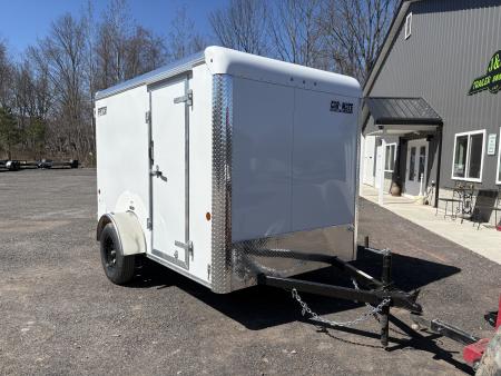 New 2026 CAR MATE TRAILERS 6x10 6'0 Interior Height Cargo / Enclosed Trailer with Double Doors