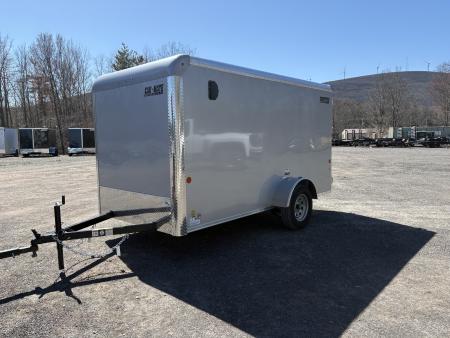 New 2026 CAR MATE TRAILERS 6x12 6' Interior Sportster Cargo / Enclosed Trailer with Rear Double Doors