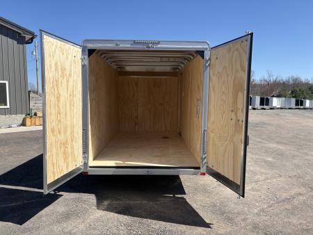 New 2026 CAR MATE TRAILERS 6x12 6' Interior Sportster Cargo / Enclosed Trailer with Rear Double Doors