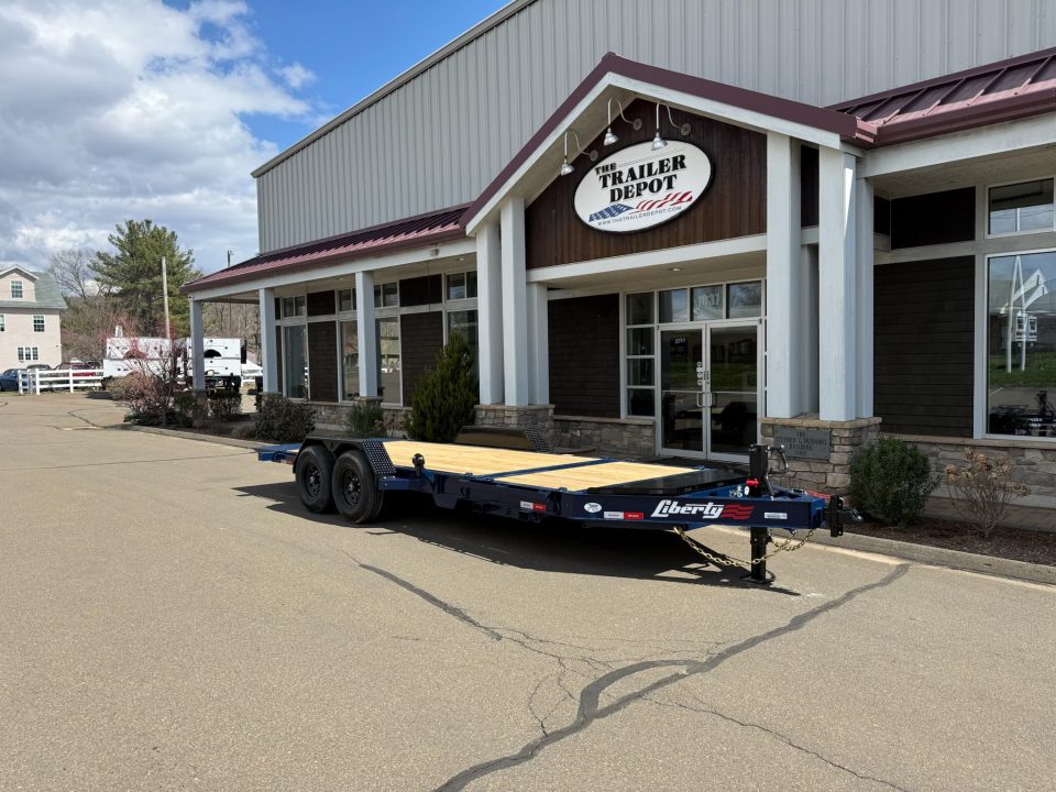 New Liberty 6'11" x 20' Split Deck I-Beam Tilt Trailer 15.4K
