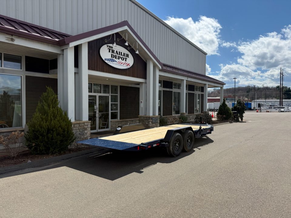 New Liberty 6'11" x 20' Split Deck I-Beam Tilt Trailer 15.4K