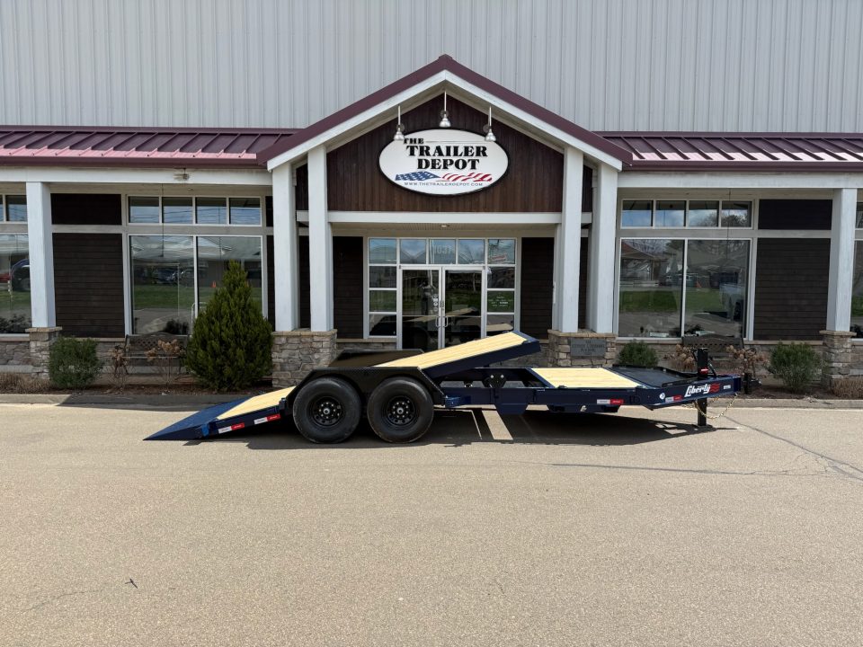 New Liberty 6'11" x 20' Split Deck I-Beam Tilt Trailer 15.4K