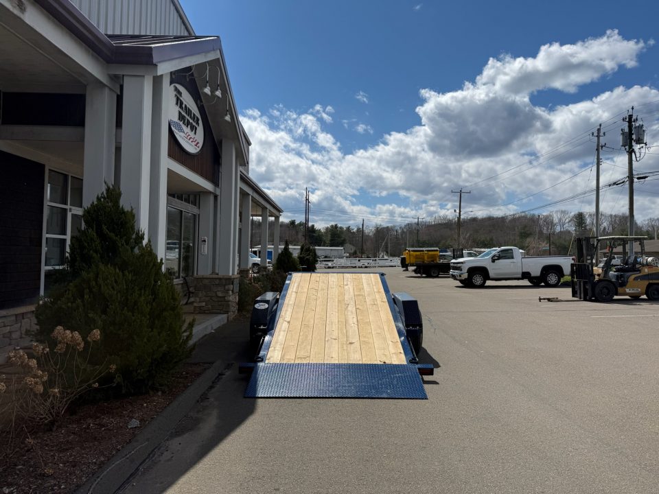 New Liberty 6'11" x 20' Split Deck I-Beam Tilt Trailer 15.4K