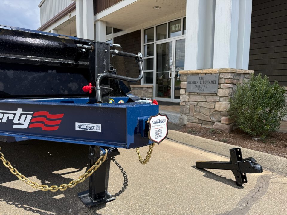 New Liberty 6'11" x 20' Split Deck I-Beam Tilt Trailer 15.4K