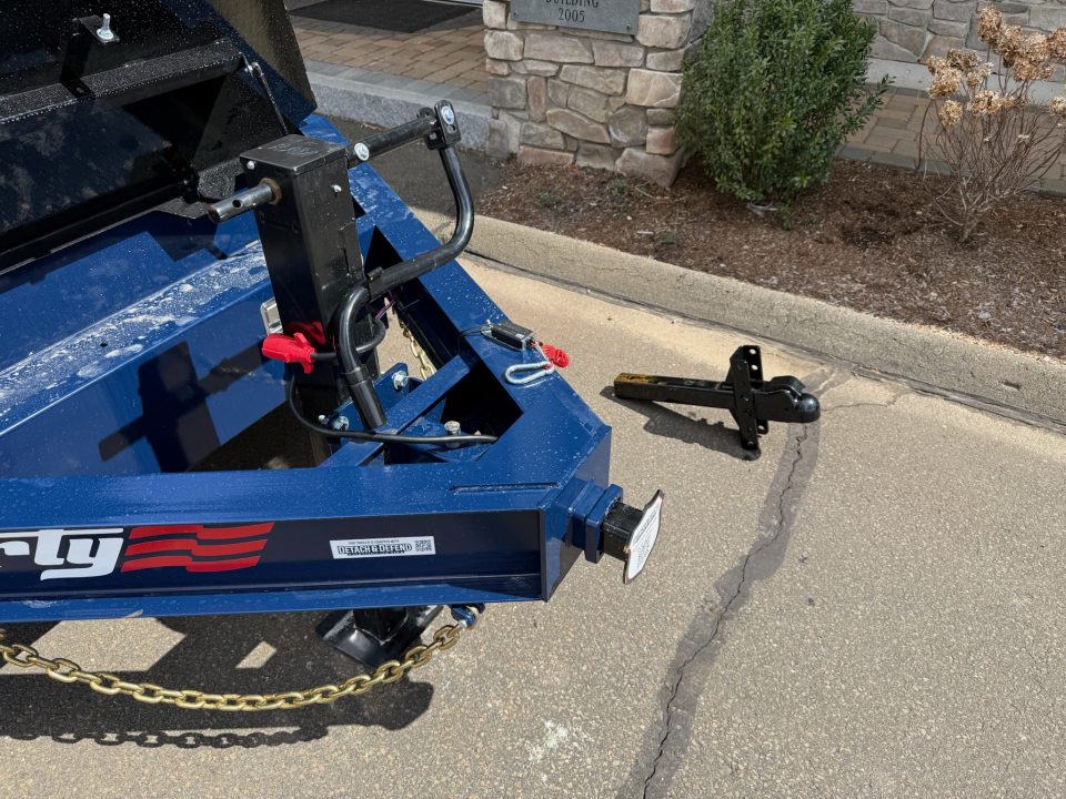 New Liberty 6'11" x 20' Split Deck I-Beam Tilt Trailer 15.4K