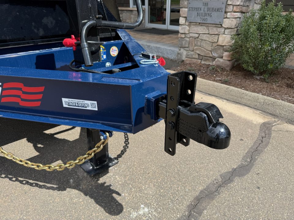 New Liberty 6'11" x 20' Split Deck I-Beam Tilt Trailer 15.4K