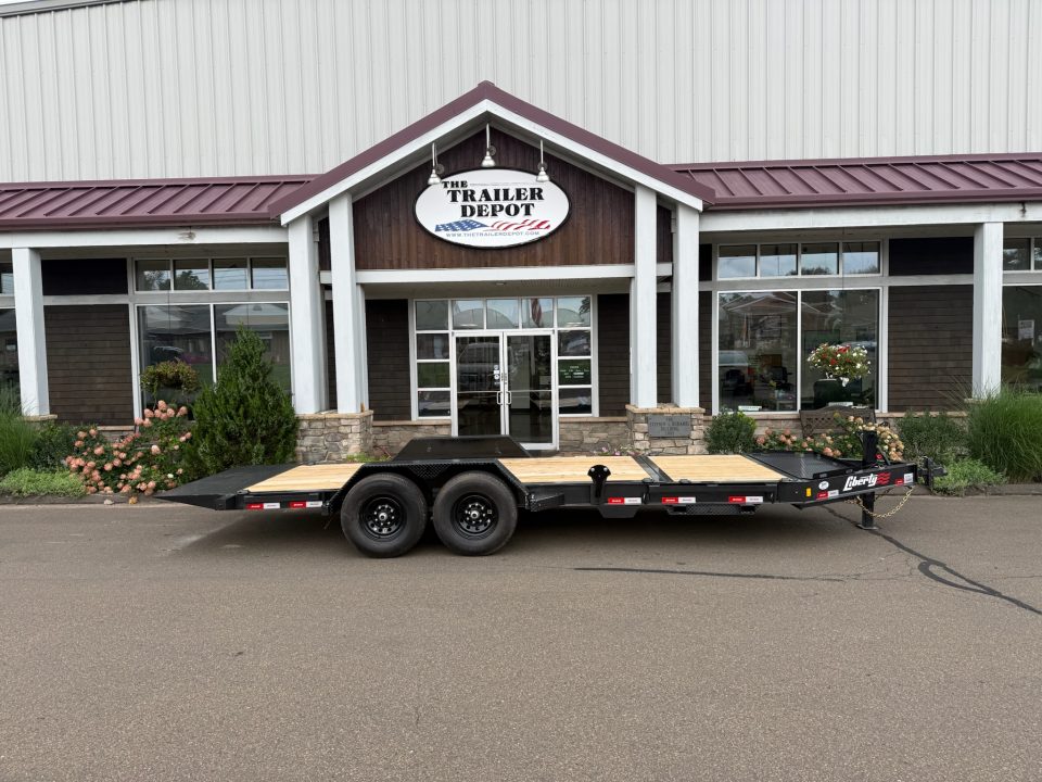 New Liberty 6'11" x 20' Split Deck I-Beam Tilt Trailer 15.4K