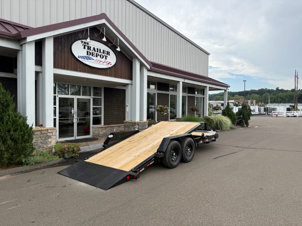 New Liberty 6'11" x 20' Split Deck I-Beam Tilt Trailer 15.4K