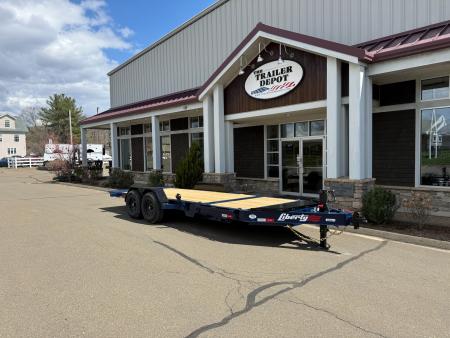 New Liberty 6'11" x 20' Split Deck I-Beam Tilt Trailer 15.4K