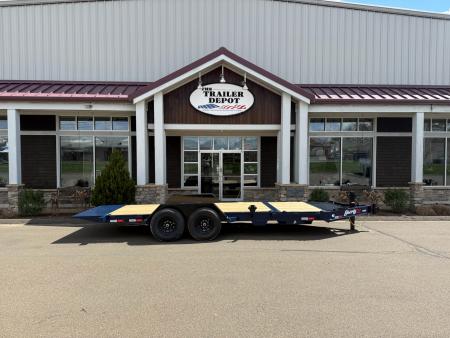 New Liberty 6'11  x 20' Split Deck I-Beam Tilt Trailer 15.4K