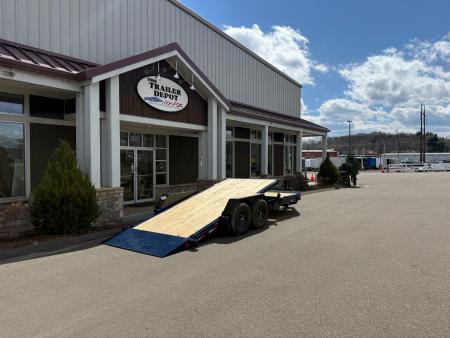 New Liberty 6'11" x 20' Split Deck I-Beam Tilt Trailer 15.4K