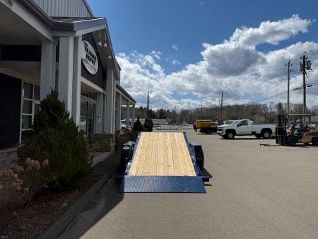 New Liberty 6'11" x 20' Split Deck I-Beam Tilt Trailer 15.4K