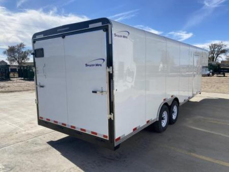 New 2026 Sharp Manufacturing 24' X 101" X 7' With 7000LB Torsion Axles Cargo / Enclosed Trailer
