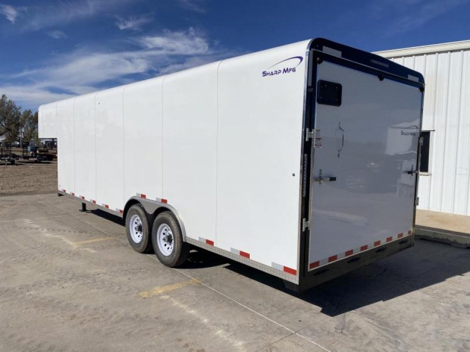 New 2026 Sharp Manufacturing 24' X 101" X 7' With 7000LB Torsion Axles Cargo / Enclosed Trailer
