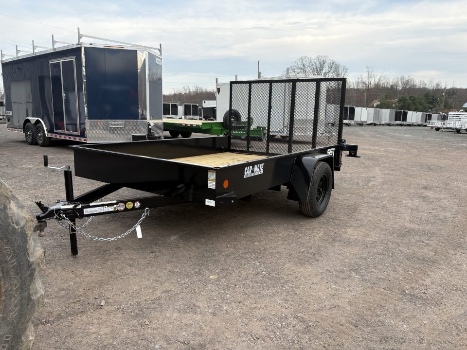 New 2026 CAR MATE TRAILERS 6.5x10 Steel Sided Utility Trailer