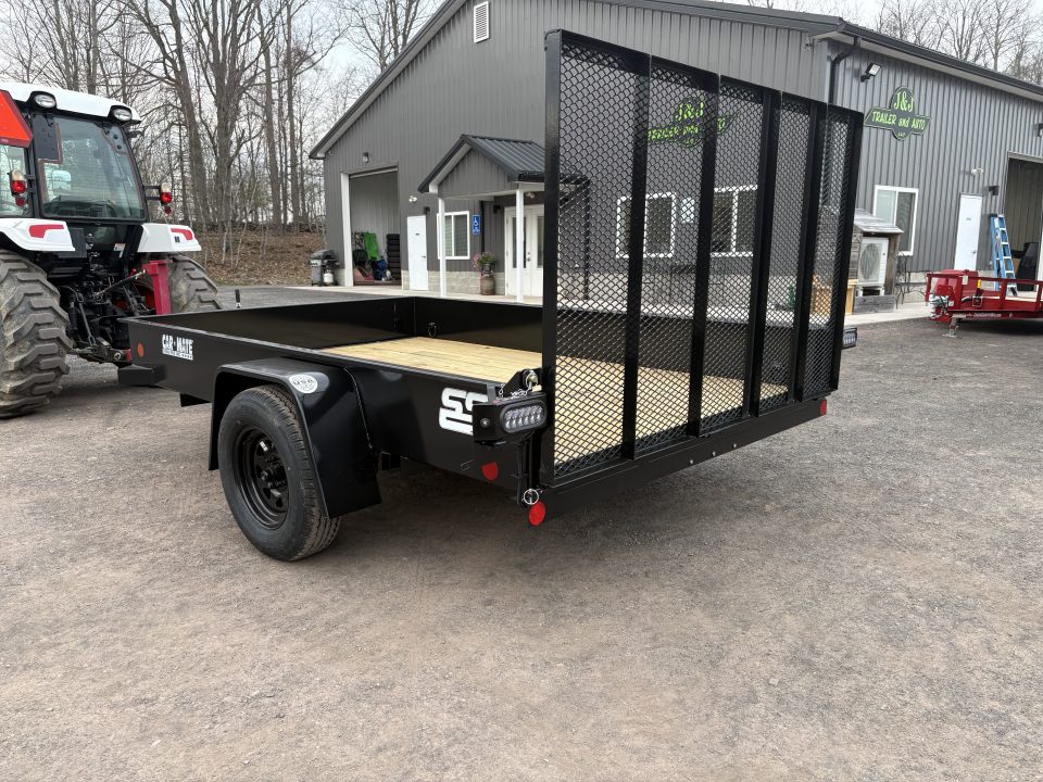 New 2026 CAR MATE TRAILERS 6.5x10 Steel Sided Utility Trailer