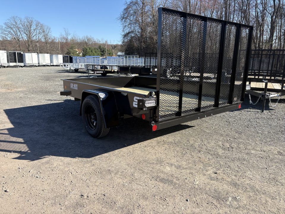 New 2026 CAR MATE TRAILERS 6.5x10 Steel Sided Utility Trailer
