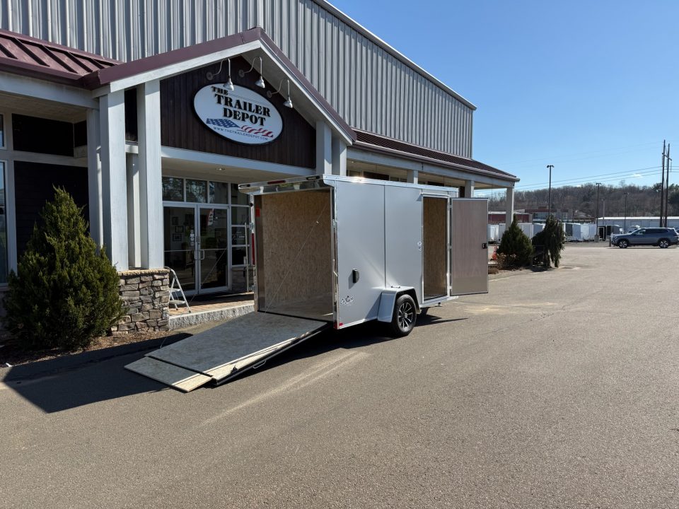 New Pace American 6′ x 12′ + V-Nose Enclosed Cargo Trailer with Ramp Door 3.5K