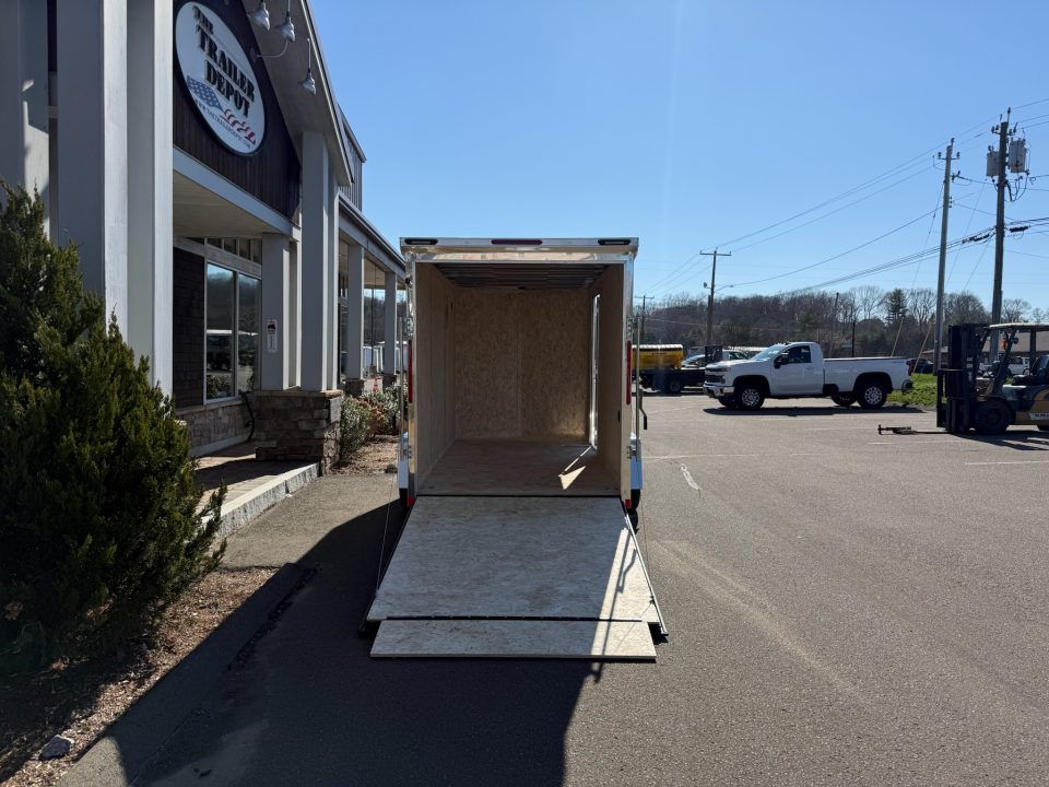 New Pace American 6′ x 12′ + V-Nose Enclosed Cargo Trailer with Ramp Door 3.5K