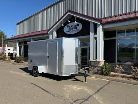 New Pace American 6′ x 12′ + V-Nose Enclosed Cargo Trailer with Ramp Door 3.5K