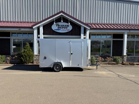 New Pace American 6′ x 12′ + V-Nose Enclosed Cargo Trailer with Ramp Door 3.5K