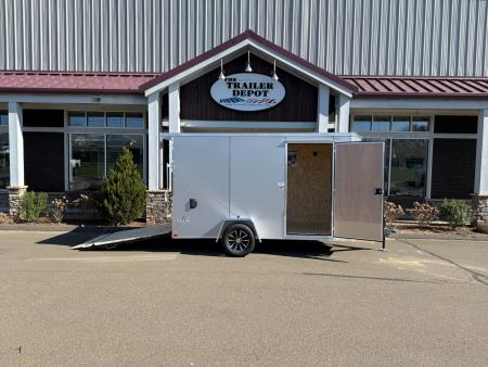 New Pace American 6′ x 12′ + V-Nose Enclosed Cargo Trailer with Ramp Door 3.5K