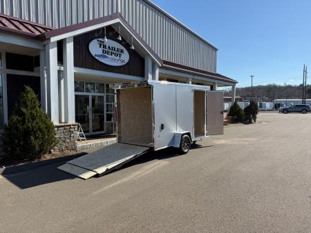 New Pace American 6′ x 12′ + V-Nose Enclosed Cargo Trailer with Ramp Door 3.5K
