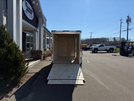 New Pace American 6′ x 12′ + V-Nose Enclosed Cargo Trailer with Ramp Door 3.5K