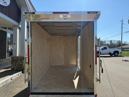 New Pace American 6′ x 12′ + V-Nose Enclosed Cargo Trailer with Ramp Door 3.5K