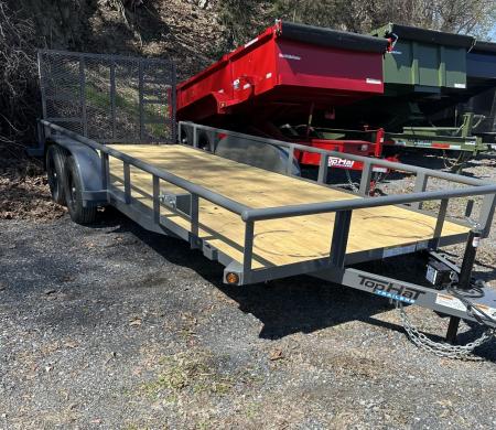 New 2026 Top Hat MP 7X18 Utility Trailer