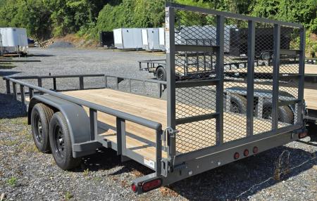 New 2026 Top Hat 7X18 Utility Trailer