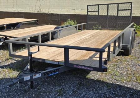 New 2026 Top Hat 7X18 Utility Trailer