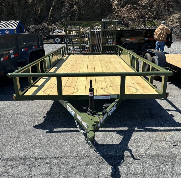 New 2026 Top Hat MP 7X18 Utility Trailer