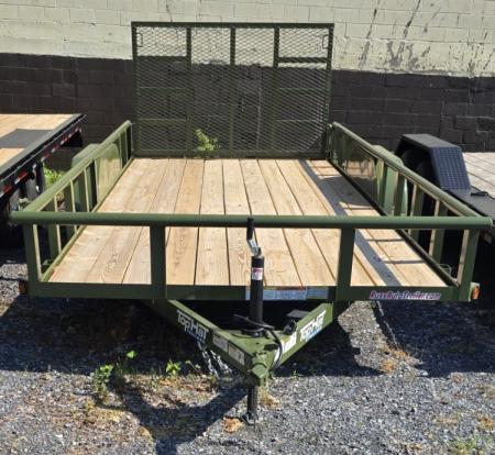 New 2026 Top Hat 7X18 Utility Trailer